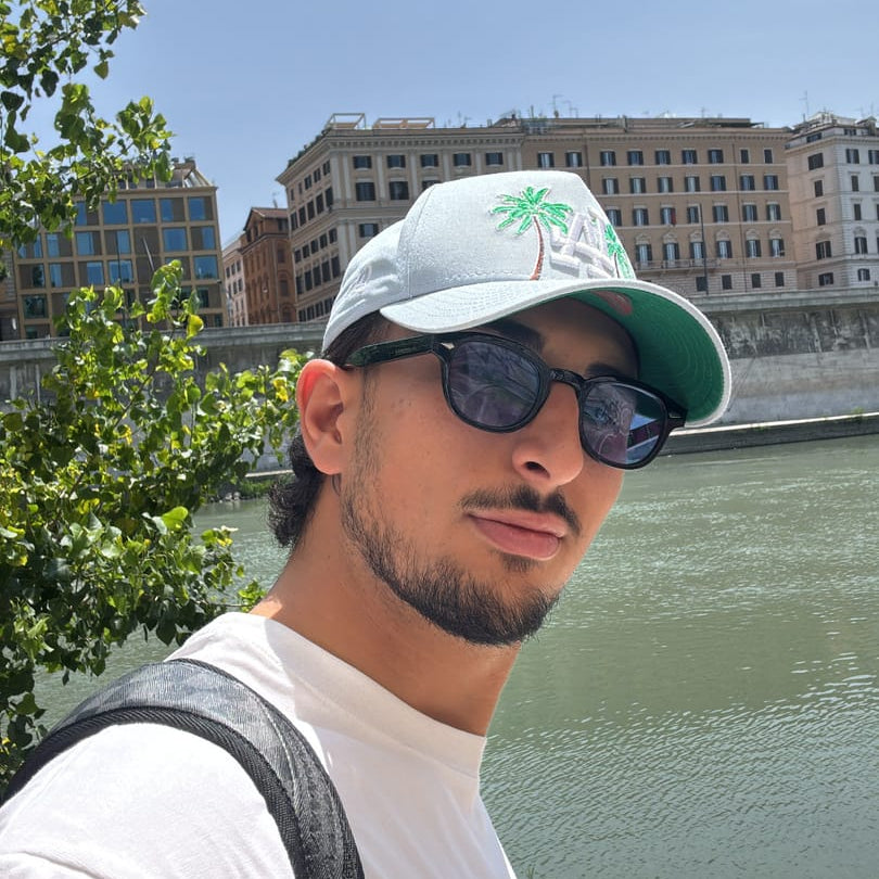 Mohammed K. wearing sunglasses